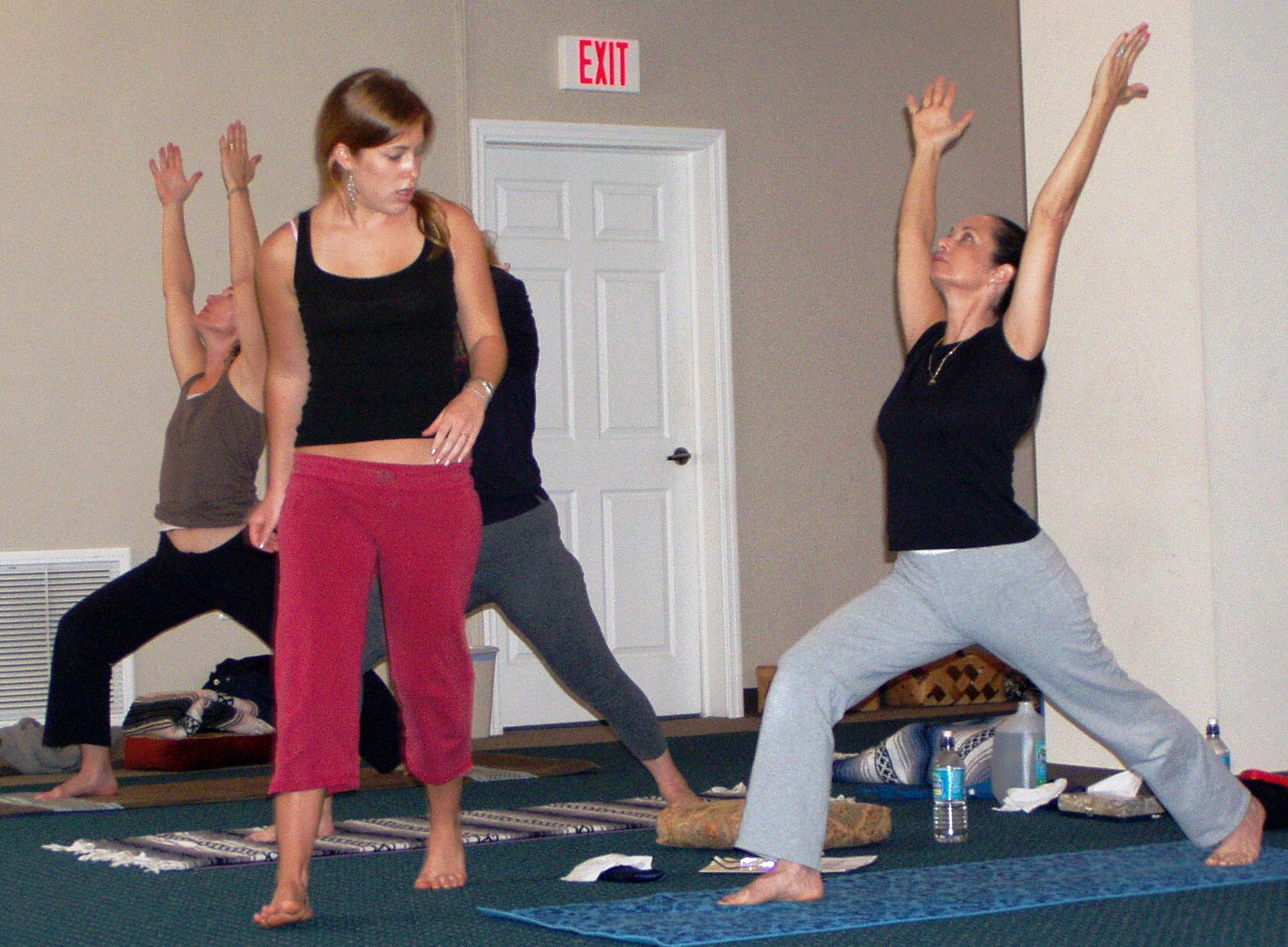Anna guides Virabhadrasana 1