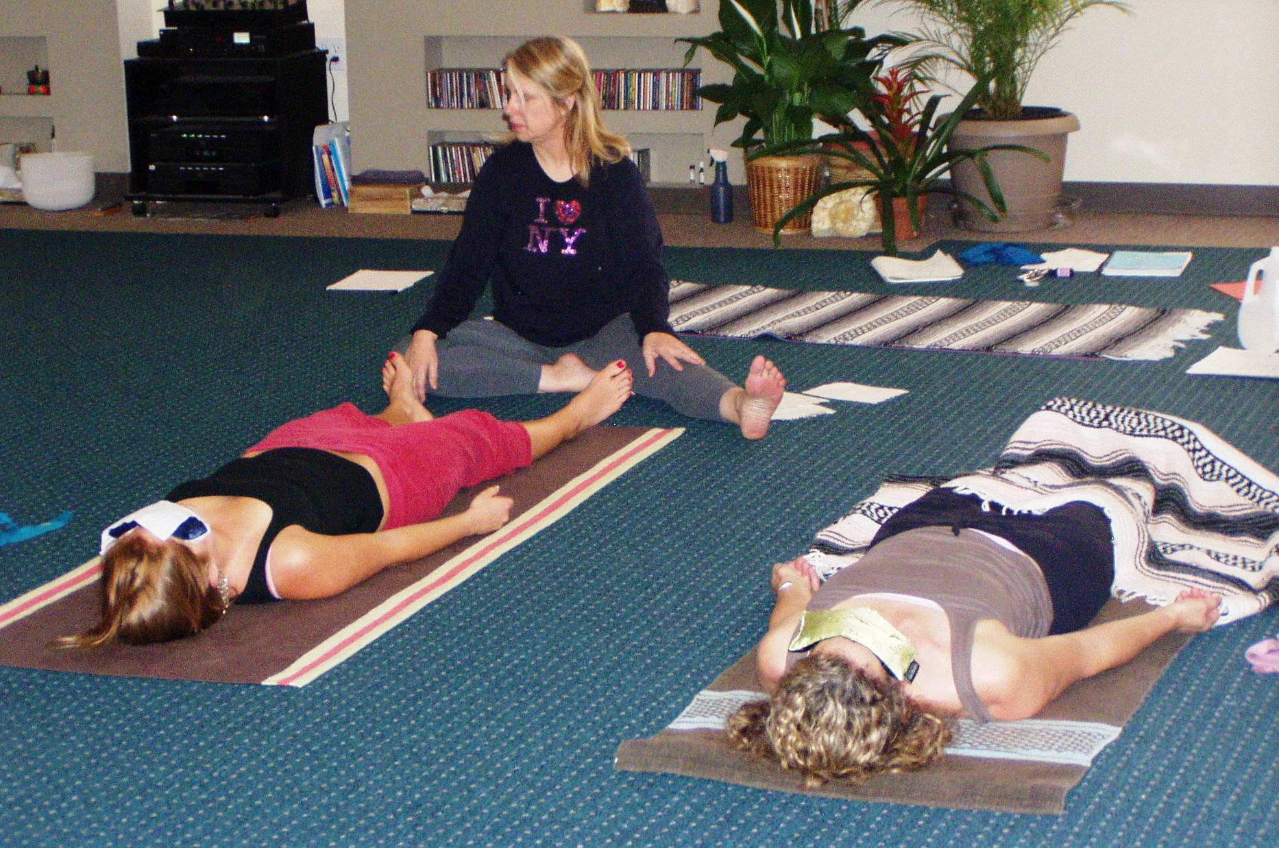 Barbara guides relaxation