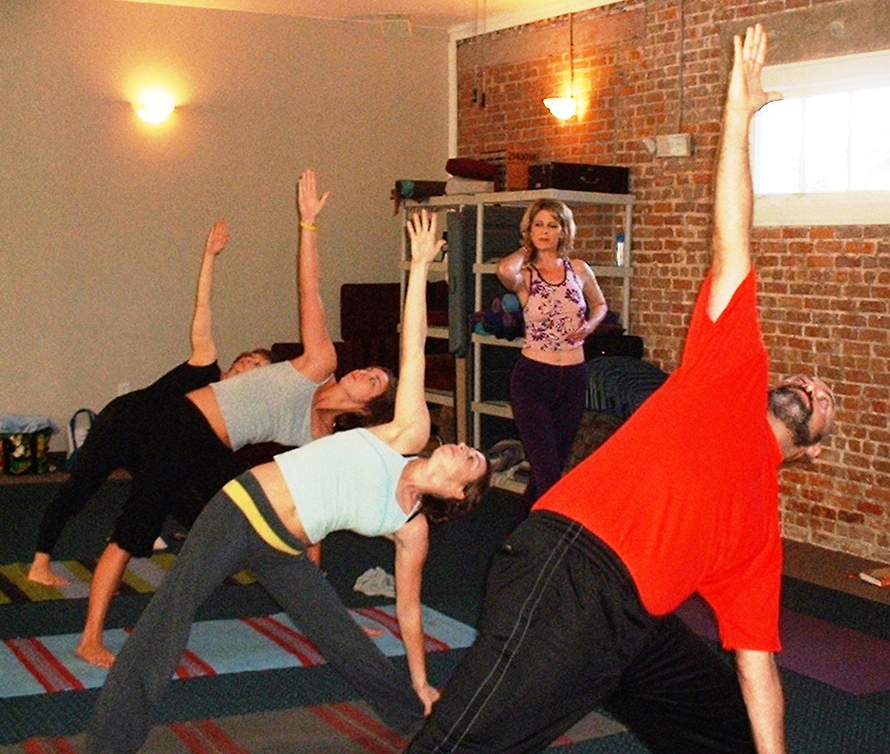 Laura guides triangle