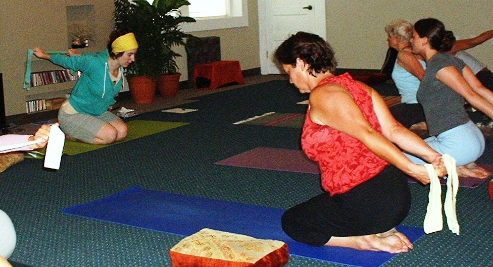 Shelby guides Yoga Mudra